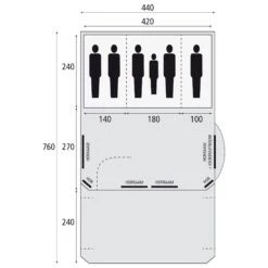 Cabanon Biscaya 440 All Season Tunneltent -Kampeerartikelen Winkel 125575 000 05