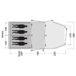 Outwell Yosemite Lake 4TC Tunneltent -Kampeerartikelen Winkel 125586 000 16